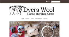 Desktop Screenshot of dyerswool.com